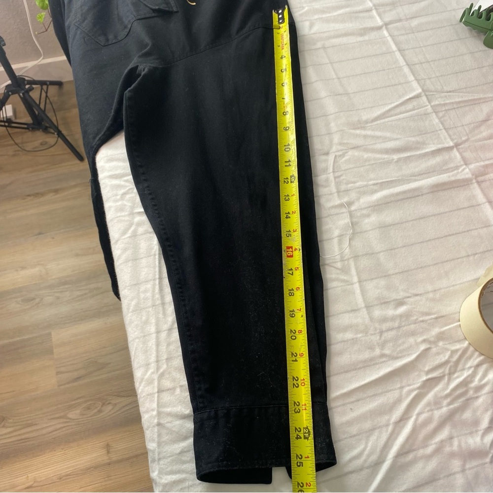 Roper Vintage Western Shirt, Black and Tan,‎ Size 2XL Black and Tan Men's Shirt - Picture 13 of 15